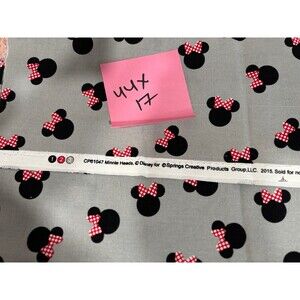1yard vtg mickey cotton fabric